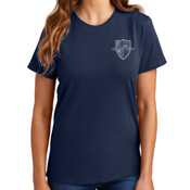 FF, Ladies, T-Shirt, Short Sleeve, Left Chest, Crest/White